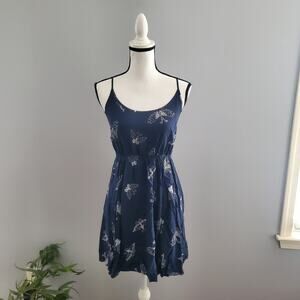 GAP Factory Spaghetti Strap Lightweight Butterfly Summer Dress S